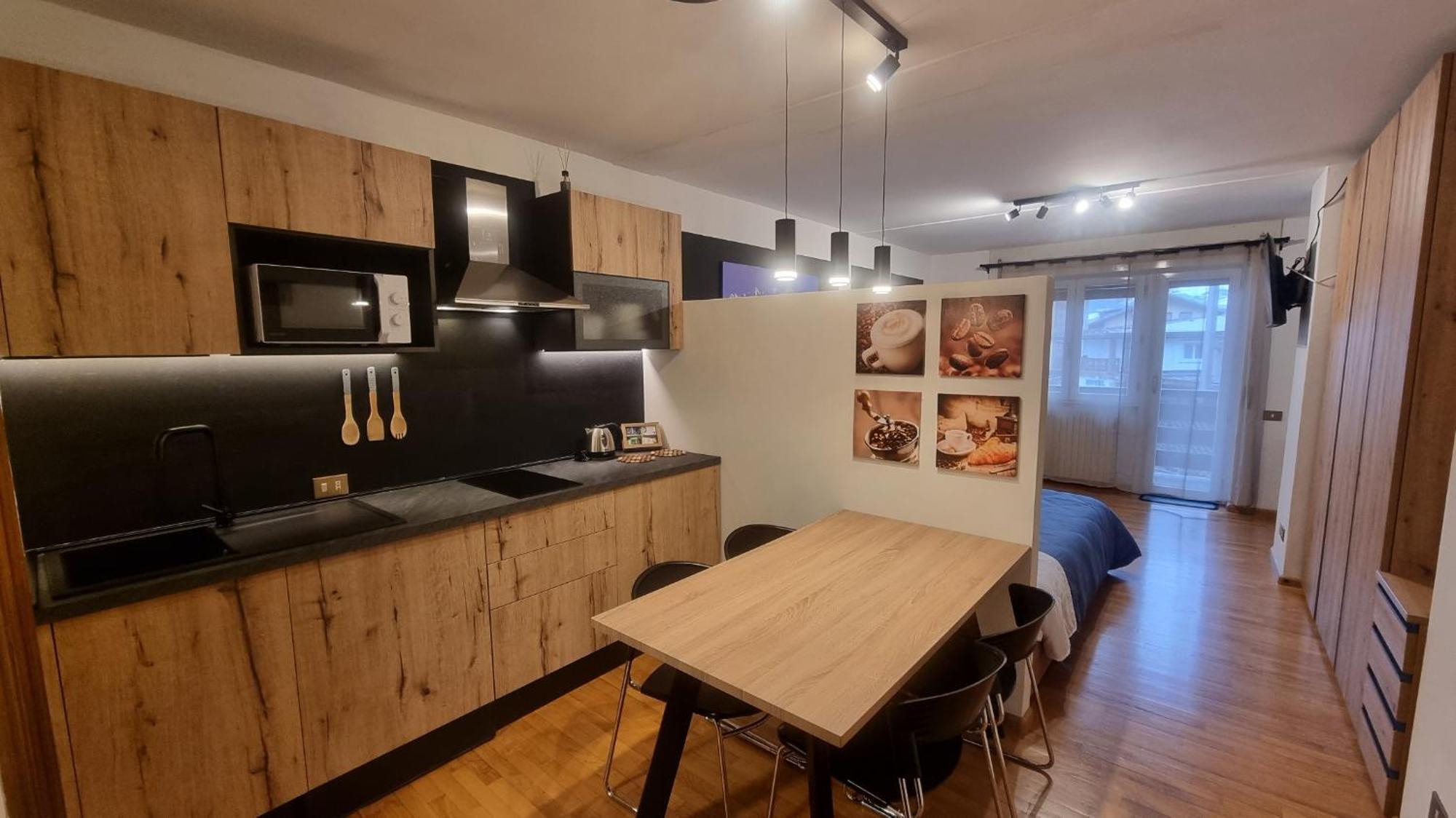 Studio Apartment Ariston In Centro A Cortina 科尔蒂纳丹佩佐 外观 照片